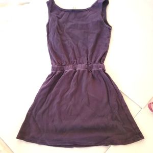 American apparel 100% Cotton casual purple mini dress Small